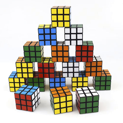 10-50Pcs Mini 3cm Magic Cube Children Educational Toys Kindergarten Prize Kids Birthday Party Favors Goodie Fillers Gift