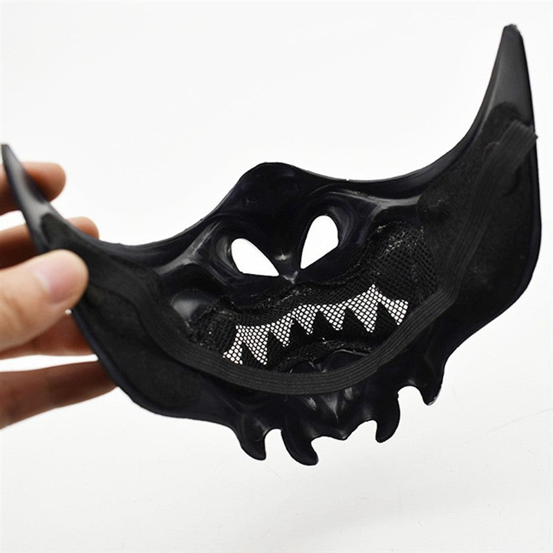 Role Playing Halloween Japanese Samurai Ghost Devil Mask Halloween Devil Warrior Thick Horror Mask