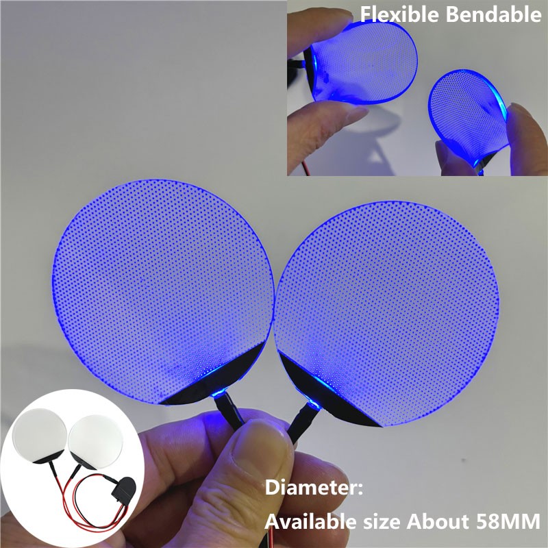 Round Flexible Bendable DIY Led Light Eyes Kits Cosplay Halloween Helmet Masks Eye Light Accessories Can Cropped CR2032