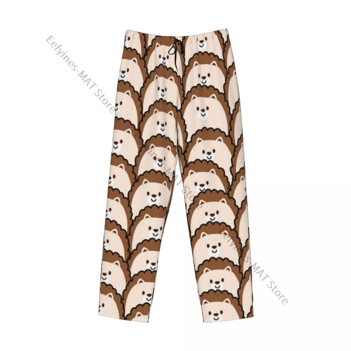 Cute Hedgehog Mens Pajamas Pyjamas Pants Lounge Pants Sleep Bottoms
