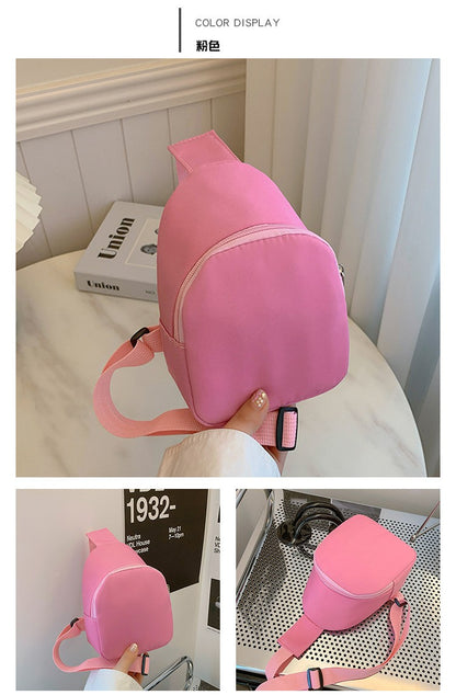 Kids Lightweight Single Shoulder Crossbody Bag Funny Italian Brainrot Meme 6 7 Mini Bag Six Seven Memes Children's Chest Bag