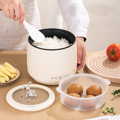 Panela de Arroz Elétrica Inteligente Mini 1.8L Antiaderente Compacta Eletrodoméstico para Arroz, Grãos, Sopas, Mingaus e Ensopados