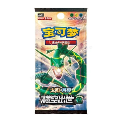 Pokemon Cartas Originais Jogo de Cartas Colecionáveis PTCG Desenho Animado Chinês Tipo de Troca Pacote Único Série Cang Heze Presente Infantil Pré-grupo