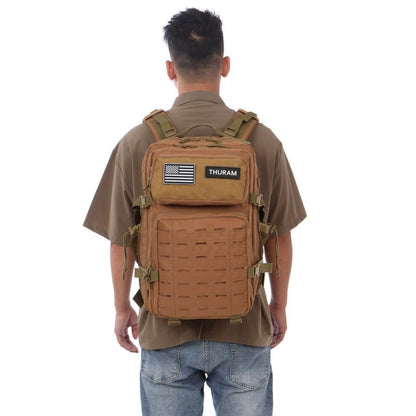 Mochila Tática 25L/50L Caça MOLLE Bolsa GYM Para Homens EDC Caminhada Ao Ar Livre Com 2 Porta-Garrafas