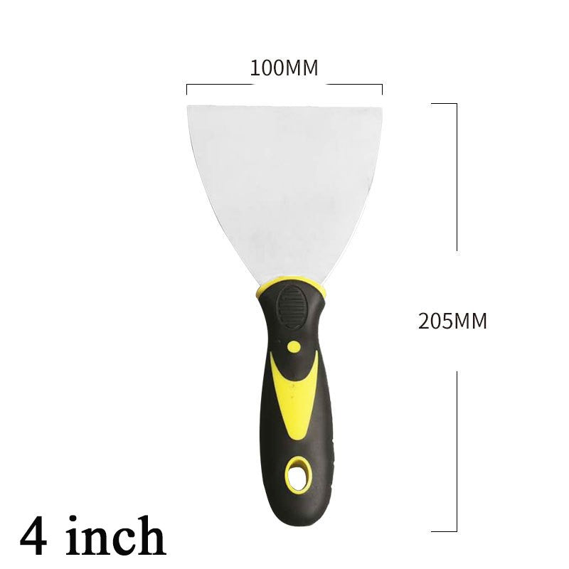 Conjunto de Espátulas Raspadoras de 1/2/3/4/5 polegadas para Massa Corrida, Pá, Espátula de Enchimento, Tinta, Massa de Calafetar, Construção, Ferramentas de Limpeza Domésticas e Industriais