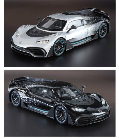 Simulation 1:18 Mercedes Benz AMG ONE Super Car Model Dieacst Toy Vehicle Collectibles Birthday Gifts Man Boy Miniature Voiture