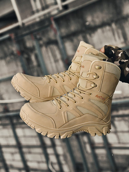 Botas de Caminhada Masculinas de Cano Alto, Casuais, Confortáveis e Quentes