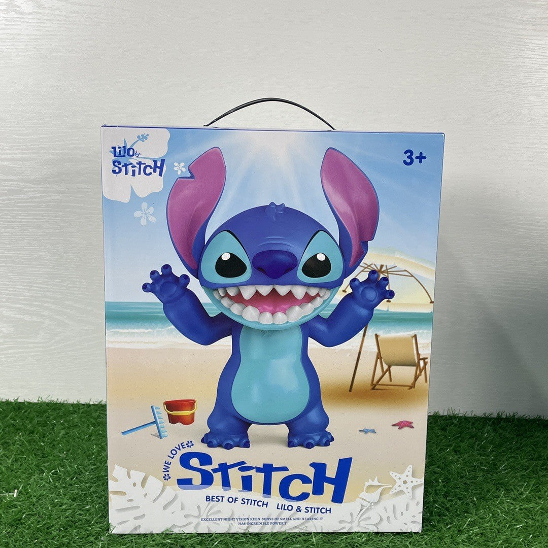 Hot Disney Lilo & Stitch Stitch Large Size Figurine Model Trendy Play Toy Desktop Home Room Decoration Ornament Collectible Gift