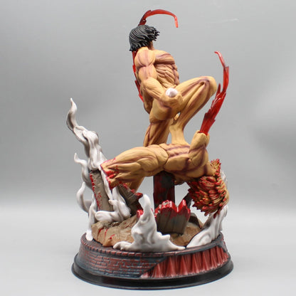29cm/11.4inch Boneco Eren Jaeger Manga Attack On Titan Anime Figuras Jaeger Pvc Modelo Estátua Boneca Coleção Decoração Brinquedo Presente
