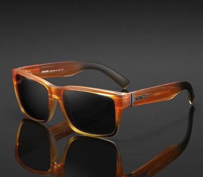 KDEAM Revamp Of Sport Men Sunglasses Polarized Shockingly Colors Sun Glasses Outdoor Driving Photochromic Sunglass With Box