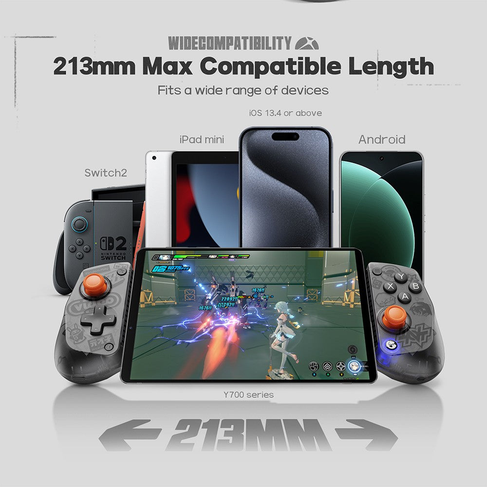 GameSir X5s Mobile Gamepad Zenless Zone Zero Edition Android iOS iPAD Mini Phone Controller for Switch 2/1 Hall Effect Sticks