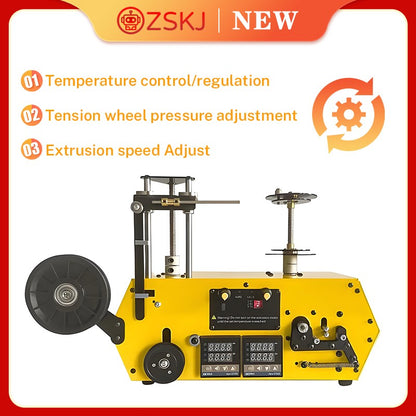 HT400 Desktop Extruder 3D Printing Filament Maker For 3D Filament Automatic Wire Diameter 1.75mm 3mm for PLA PETG PA ABS PC PP