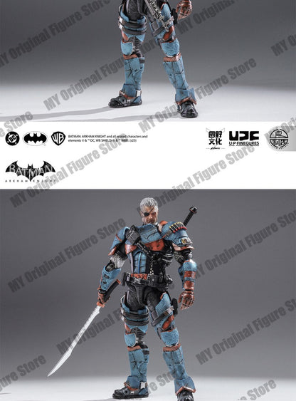 EM ESTOQUE LPZZ Deathstrok Figura U-P-Finegures Arkham Knight V8.04 Terno Bonecos de Ação Batman Estatueta 1/12 Coleção DC Brinquedo