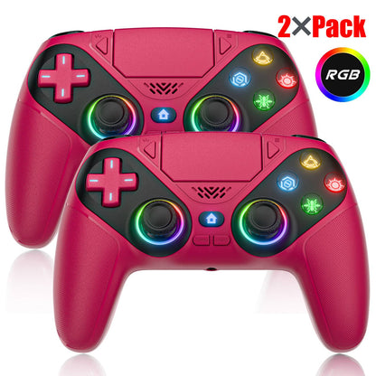 RGB Light Controller For PlayStation 5/PS5 Pro/Slim/PC Wireless Gamepad Marco/Turbo NO Drift Hall Effect Gaming Control Joystick