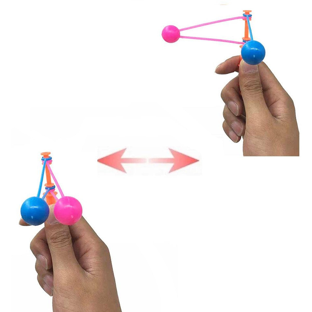 2/5/10Pcs Fun Hand-cranked Bumper Ball Kids Birthday Party Kindergarten Party Gift Reward Pinata Gift Bag Filler Carnival Award