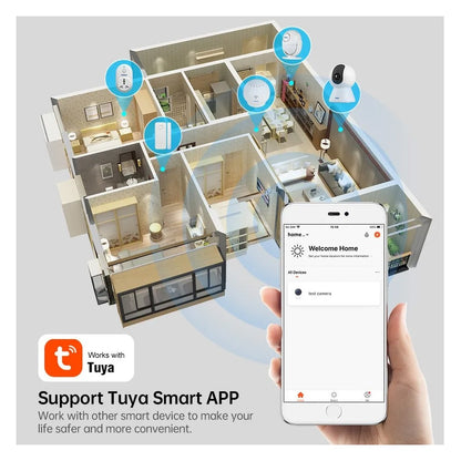 Tuya 5MP 5G E27 Bulb Security Monitor Cam Wireless Automatic Human Tracking Night Vision Full Colour Surveillance Camera