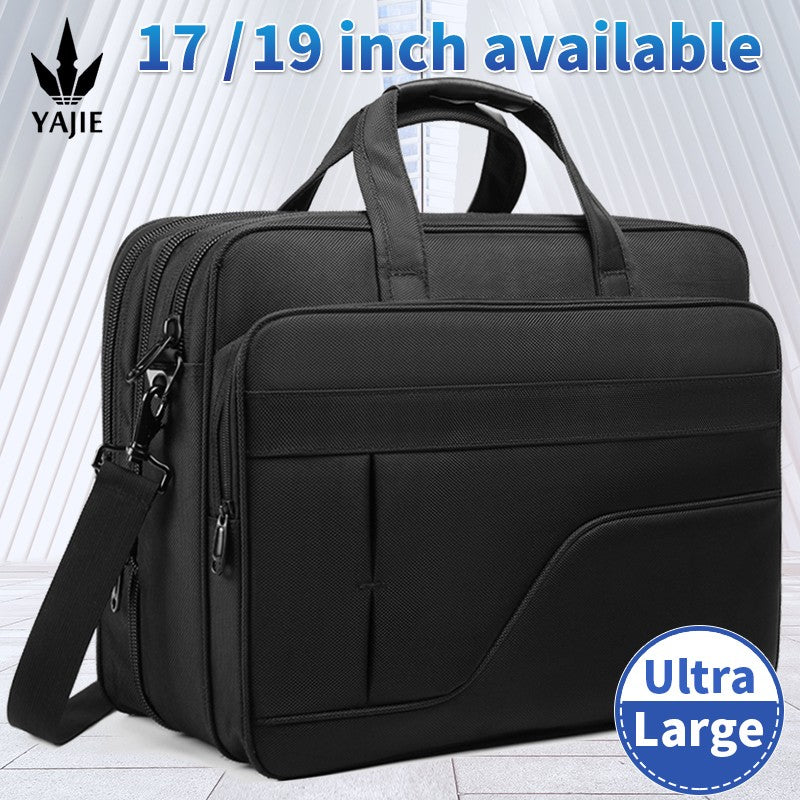 Large Capacity Briefcase Bag Men Business Bag 15.6 inch 17 inch 19 inches Laptop Bag Shoulder Bags Canvas Handbags Messenger Bag