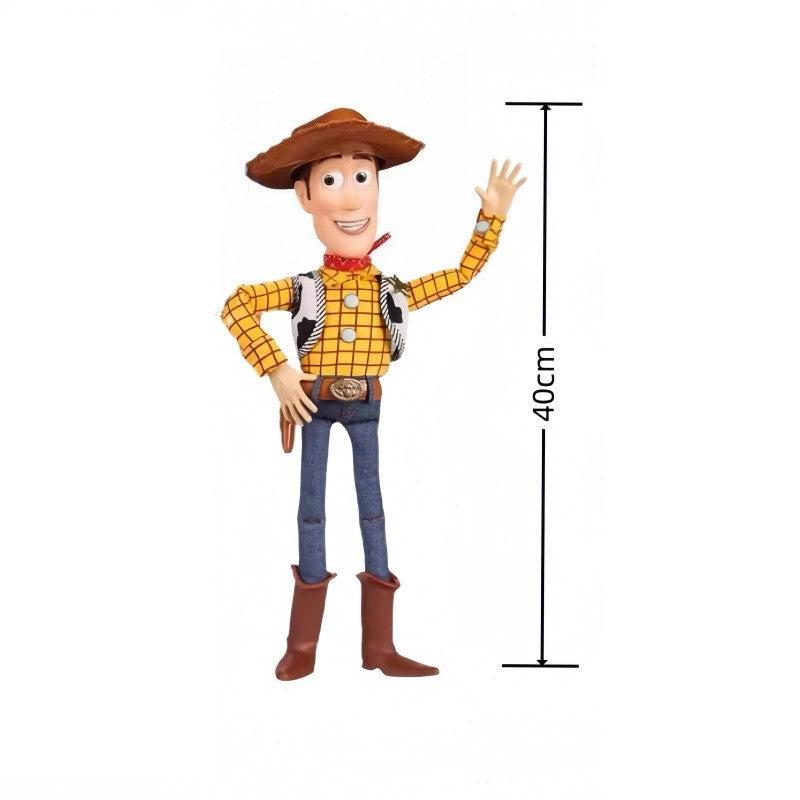 Anime Disney Toy Story 4 Falante Woody Buzz Jessie Rex Figuras de Ação Decoração de Anime Coleção de Brinquedos Colecionáveis Modelo para Presentes
