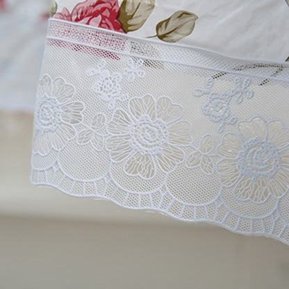 137/152/180/200/220cm 7Colors Oil-proof Flower Grid Round Table Cloth Waterproof Party Festival Surface Cover Picnic Blanket