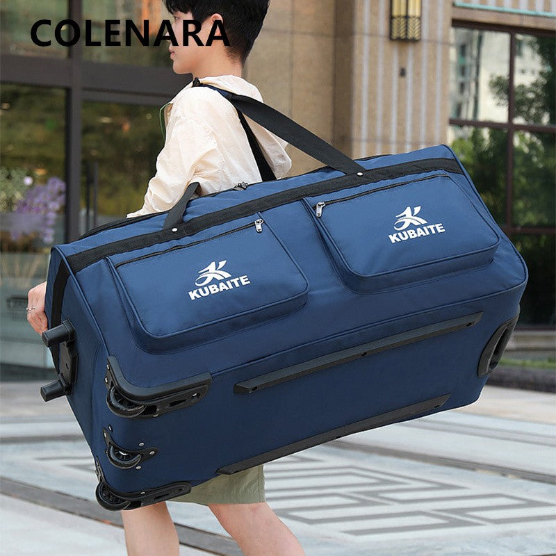 COLENARA Luggage Travel Bag Large-capacity Men's Trolley Bags Oxford Cloth Aviation Shipping Box Business Organizer Bag Suitcase