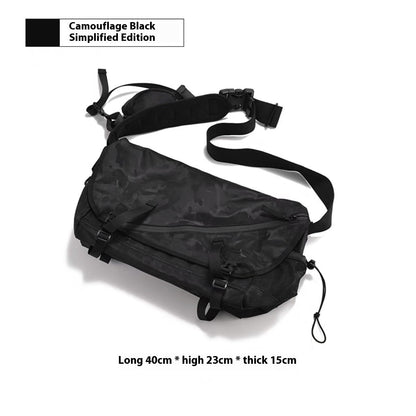 Causal Nylon Shoulder Man Bag Japanese Teenager School Laptop Sling Men's Bag Streetwear Travel Cross Bag Messenger Bags for Men