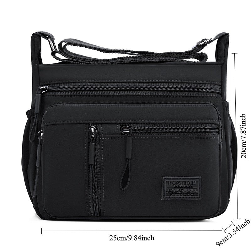 Waterproof Nylon Crossbody Bag For Women Multi-Functional MessengerTote HandbagForWorkTravel Shopping Fashion Bag Creative Gifts