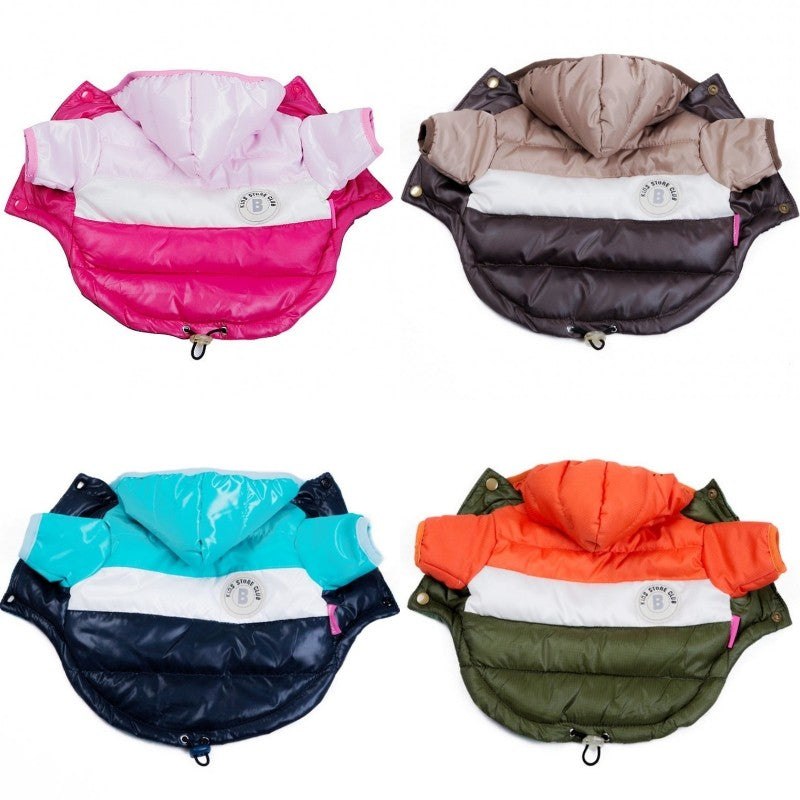 Casaco Acolchoado de Inverno para Cães, Jaqueta de Cachorro Quente e Macia, Roupas Fashion para Filhotes, Casaco Fofo para Gatos, Roupas para Pets, Roupas para Bulldog Francês