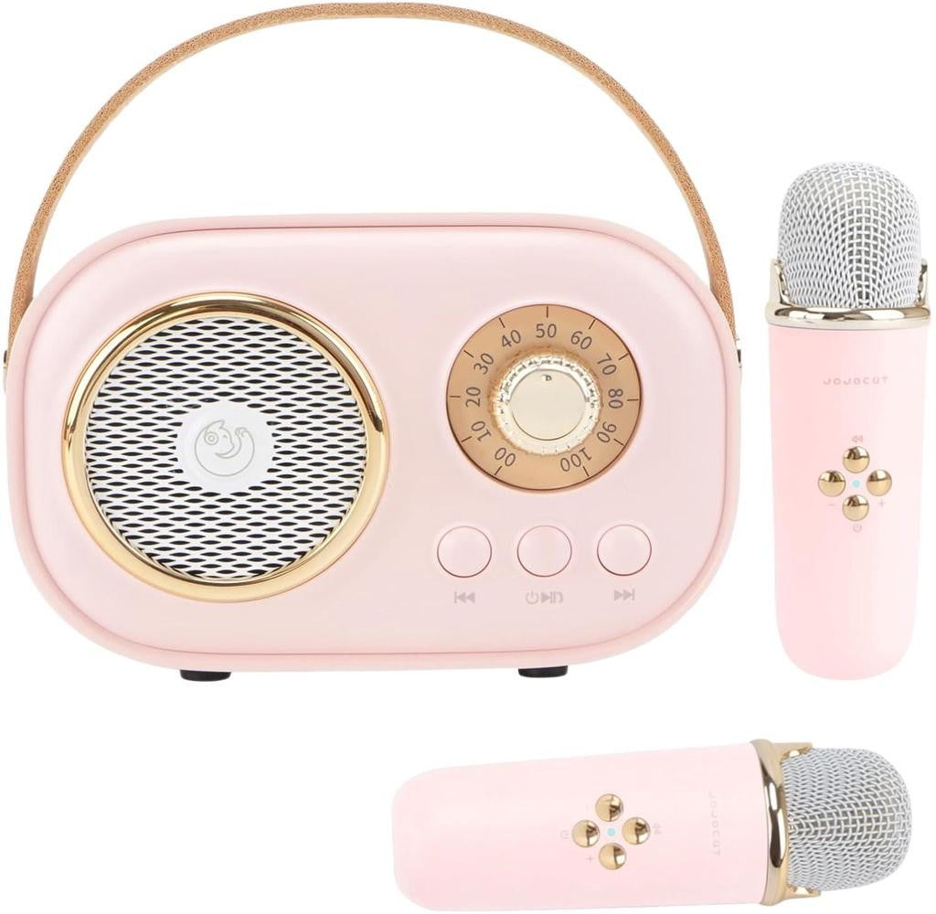 Karaoke Portable Wireless Bluetooth Speaker With Microphone Machine Radio FM Caixa De Som Mini Sound Box Music Small Column Mp3