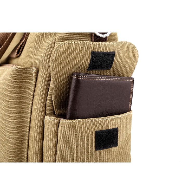 Canvas retro crossbody bag, handbag commuting bag, shoulder bag, work bag, large capacity handbag