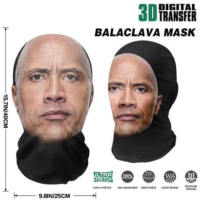 3D Printed Puff Daddy Mask Elastic Mesh Full Face Mask for Men Women Cosplay Headwear HipHop Fashion Balaclava Hood Hat Headgear