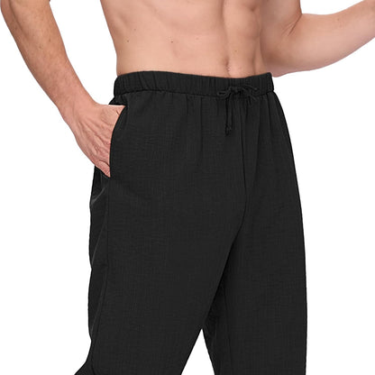 Spooktacular Creations Men Halloween Medieval Renaissance Pants With Pocket, Ankle Banded Pirate Pants, Viking Costume