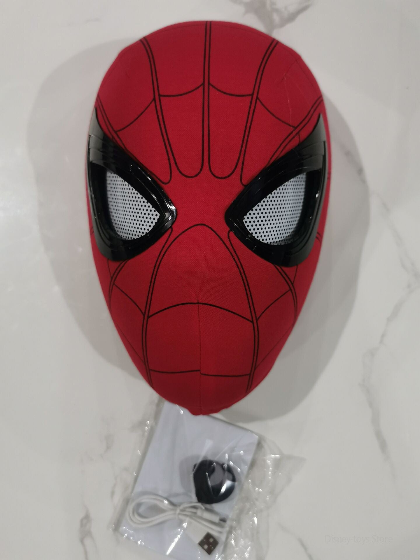 Nova Máscara do Homem-Aranha: Sem Volta Para Casa Capacete de Luxo Recarregável Olhos Remotos Móveis Máscara Decoração de Cosplay Brinquedos de Presente