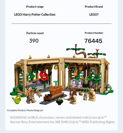 Blocos de montar Lego Castelo de Hogwarts 76445 Fênix de Dumbledore 76448 brinquedos infantis de montar presentes de Natal