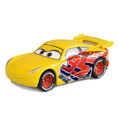 Carros 2 Disney Pixar Carros 3 Fabulous Hudson Hornet Sally Mate Relâmpago McQueen Carrinhos de Liga Metálica Fundida Modelo Presente para Crianças Brinquedo para Meninos