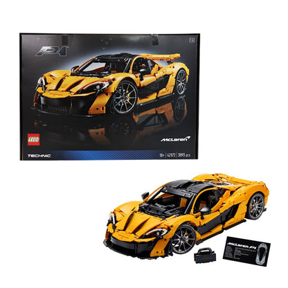 Lego 42172 McLaren P1 Kit Mecânico Supercarro Modelo Meninos e Meninas Conjunto de Brinquedos de Blocos de Construção Presente