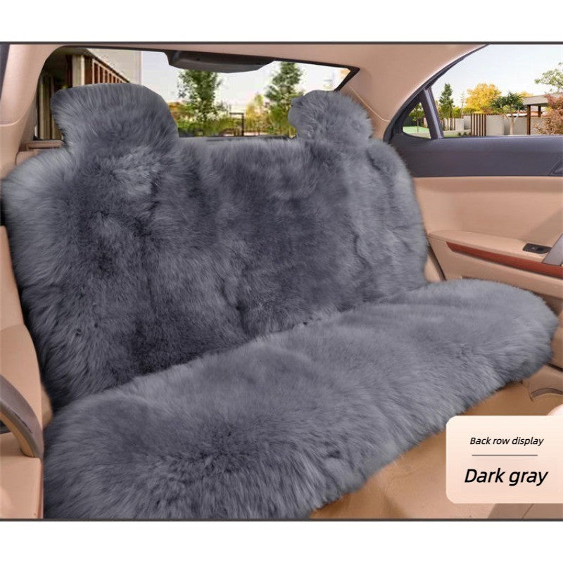 1 Peça Quente Pelúcia Capas de Assento de Carro Universal Longa Lã de Pelo Capa de Assento Dianteiro de Carro Protetor Almofada Tapete para Acessórios de Carro Almofada de Assento de Carro
