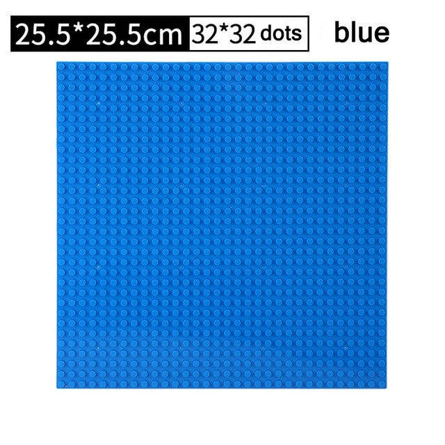 Placa de Base para Construção 32*32 Blocos de Montar Compatível com Todas as Marcas Cidade Rua Estrada Base Reta Cruzamento Curva Junção em T