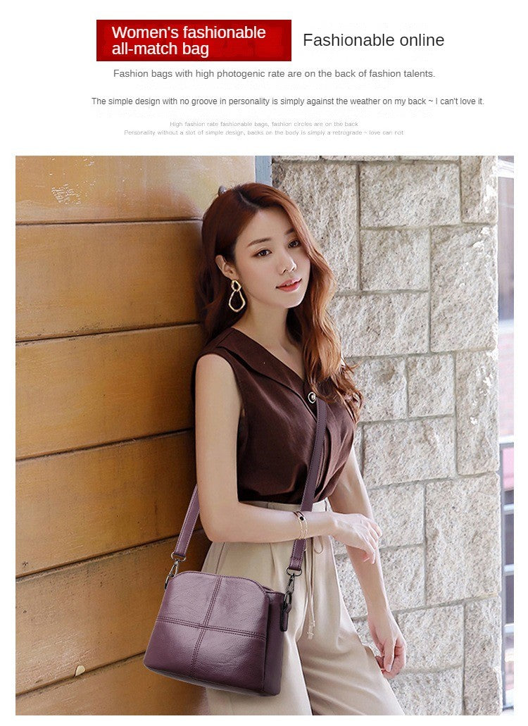 Women's Bags Retro Design Crossbody Bag Trend Quality PU Leather Bucket Shoulder Bags Small Handbags for Women