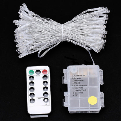 Battery Operated 20/40/80/160Led String Light Christmas Lights for Garland Wedding Party Holiday Decorations