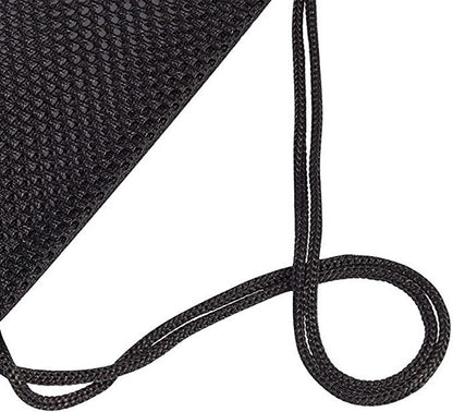 Mesh Drawstring Backpack Bags Heavy Duty Multi Functional Black Mesh Pouch Beach Toys Bag Beach Bag