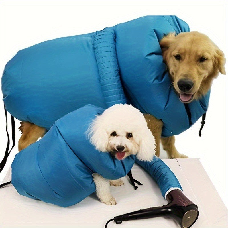 1 saco secador de cabelo portátil dobrável para animais de estimação - Secagem rápida e segura com tecnologia Blow Tech, tosa sem esforço para cães de todos os tamanhos