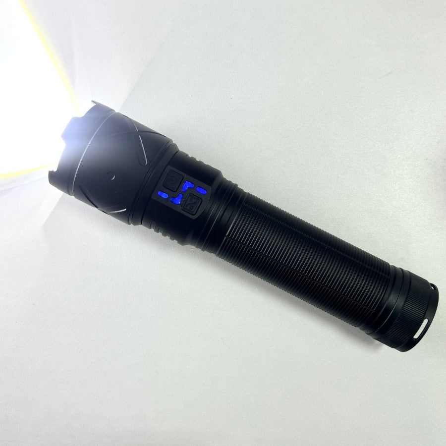2025 New Ultra Bright LED Flashlight USB Rechargeable Zoom Flashlights Long Range 6000M Tactical Torch Camping Fishing Work Lamp