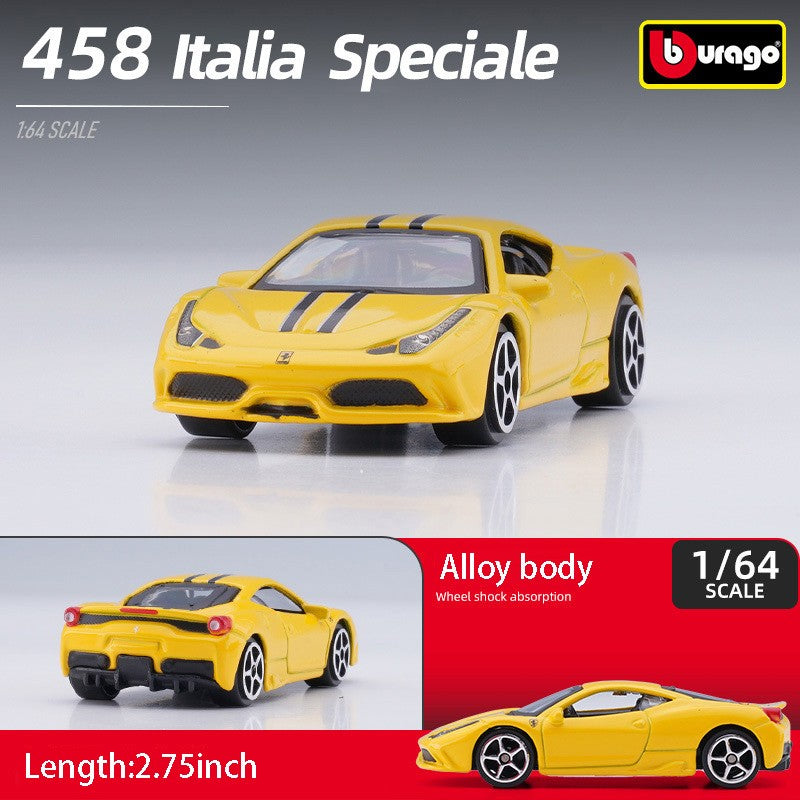 Burago 1:64 Ferrari Series SF90 488P Roma F430 F12 Liga de Carro Modelo Brinquedos Infantis Coleção de Presentes de Férias Modelo de Carro Atacado