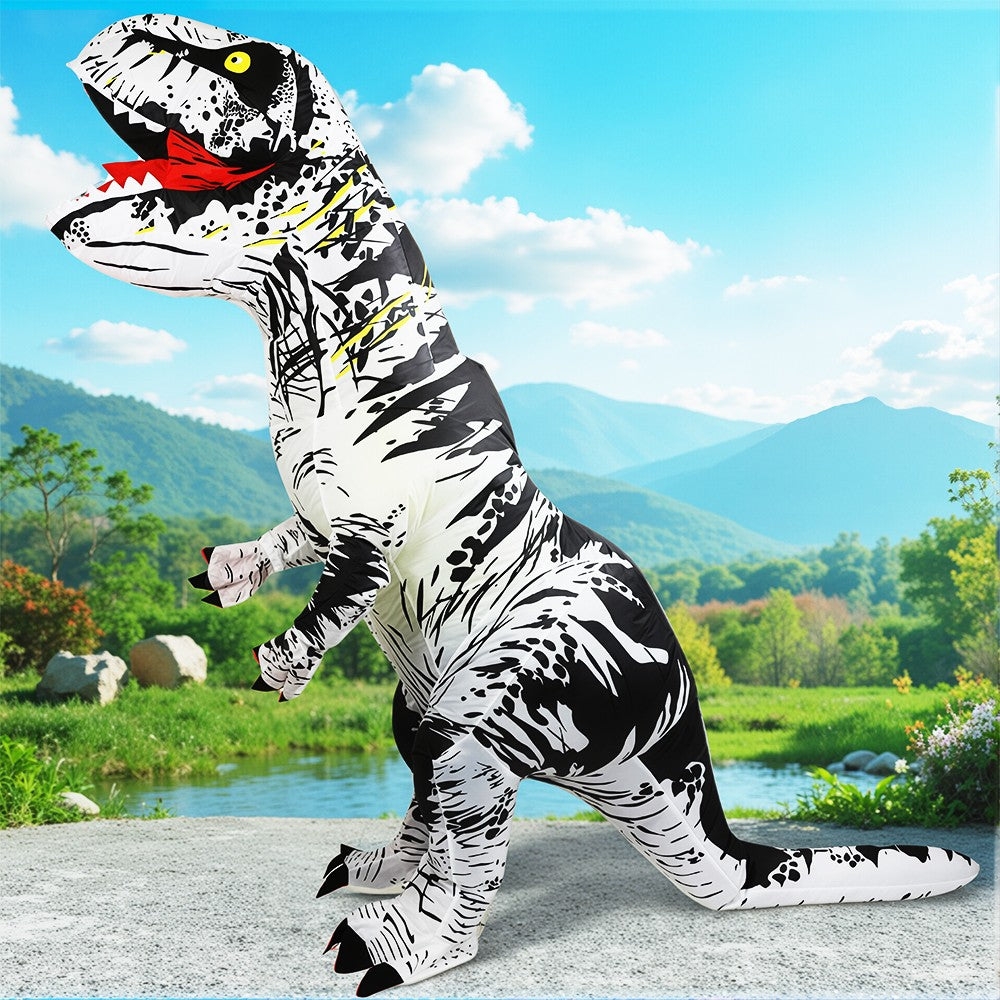Anime Mascot Skeleton T-Rex Inflatable Dinosaur Costume Adult Purim Carnival Halloween Party Cosplay Costume Fancy Dress Suit