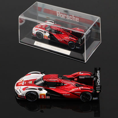 Bburago 1:43 Modelo de Carro de Corrida com Tampa Protetora contra Poeira Série Liga em Miniatura Diecast Brinquedo Estático de Corrida 499P 296 GT3 963 911 GT3 SC63 Fxxk