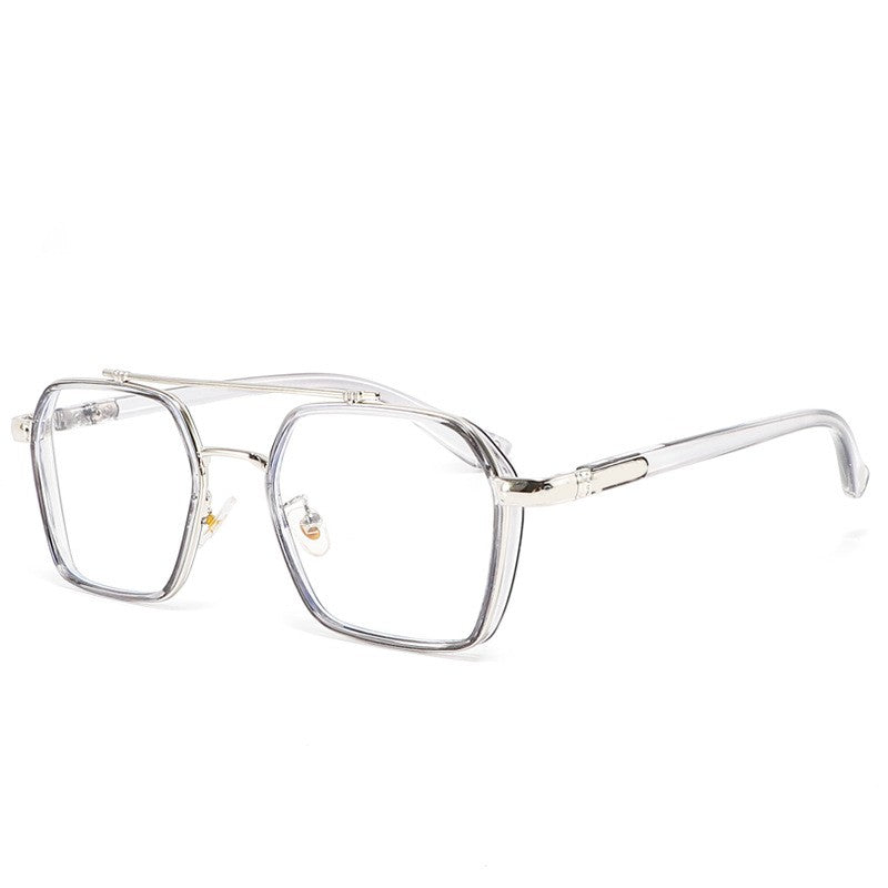 MIZHO Filtering Protect Eyesight Anti Blue Light Glasses Men Ultra light weight Blocking Glare Tony Stark Glasses Frame iron Man