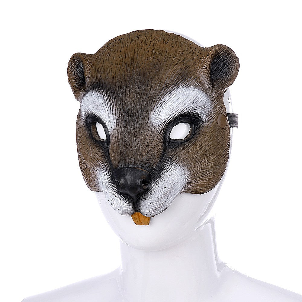 Halloween Animal Mask Collection PU Foam Realistic Animal Mask Carnival Masquerade Party Game Cosplay Props Costume Accessories