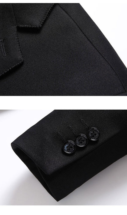 Spring Autumn New Men's Plus Size 8XL Black Casual Suit Men's Casual Single Suit 150kg  Large 7xl Blazers for men