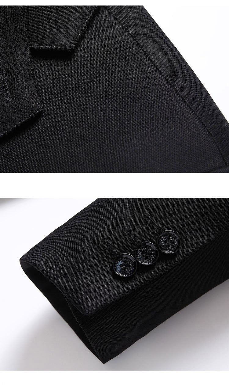 Spring Autumn New Men's Plus Size 8XL Black Casual Suit Men's Casual Single Suit 150kg  Large 7xl Blazers for men