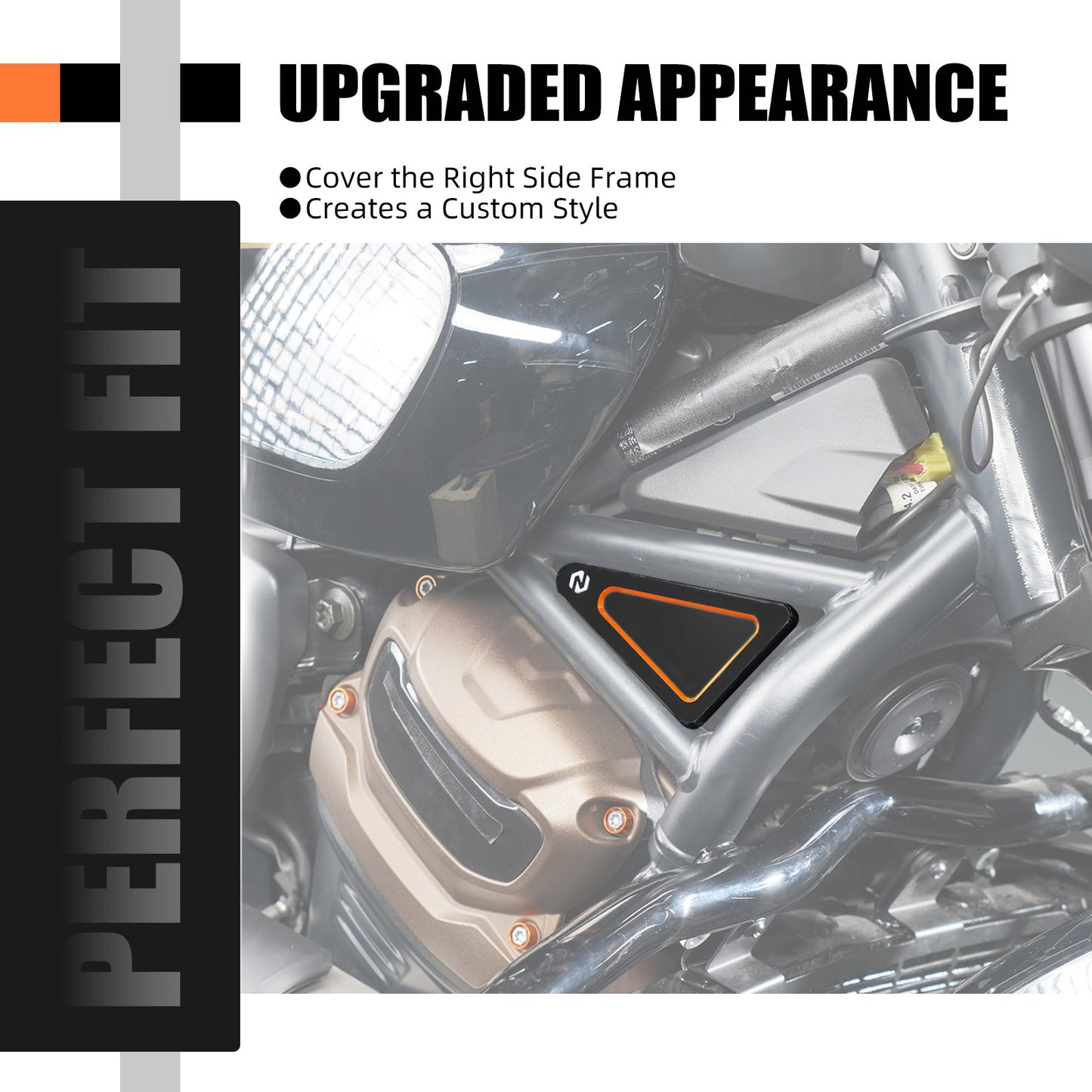 Para Harley Sportster S RH1250S 2021-2024 Nightster RH975 2022-2024 Special RH975S 2023-2024 Tampa Lateral Direita Tampa Frontal do Quadro